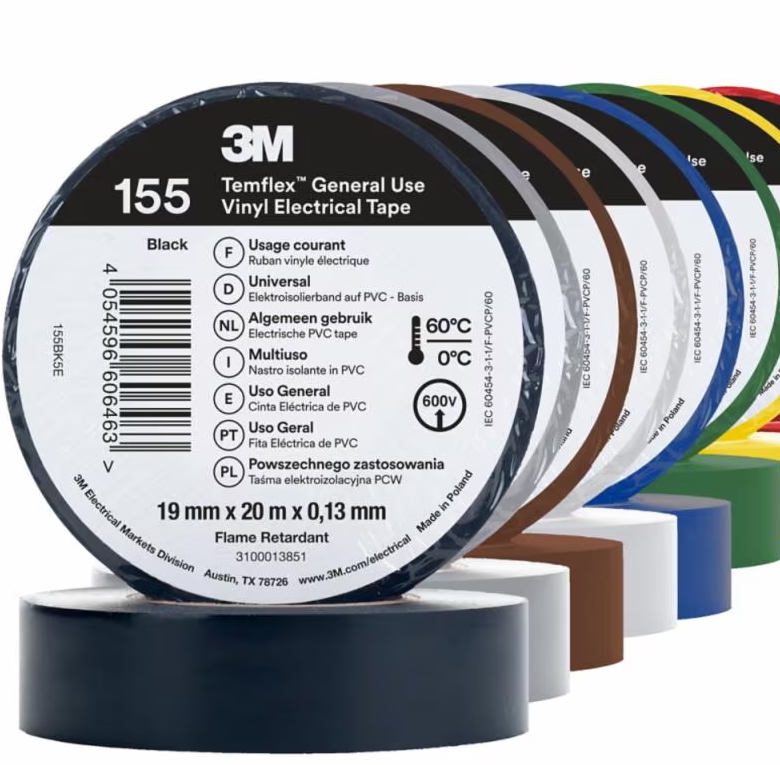 3M Temflex Vinyl Elektromos Ragasztószalag 155