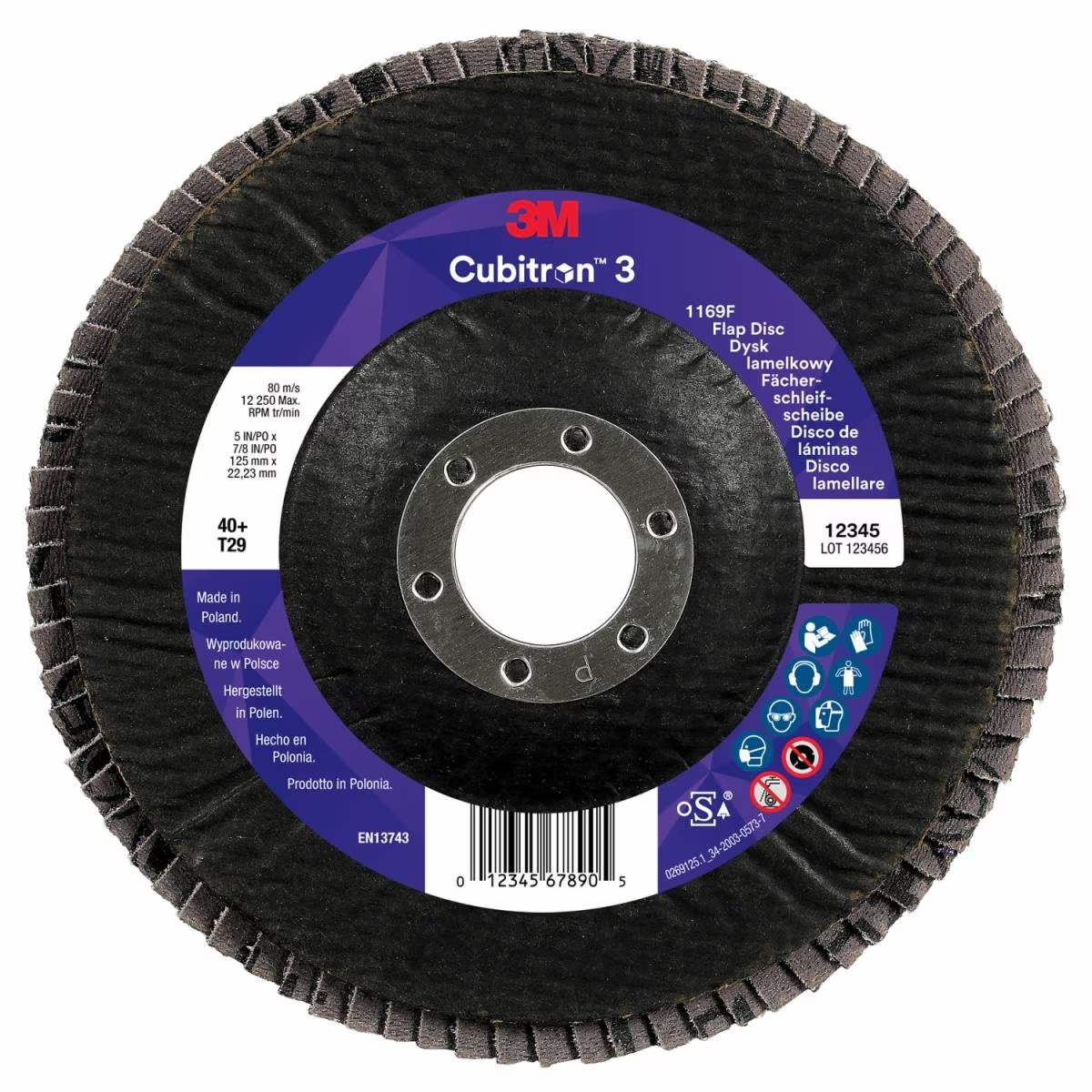 3M Cubitron 3 legyezőtárcsa 1169F