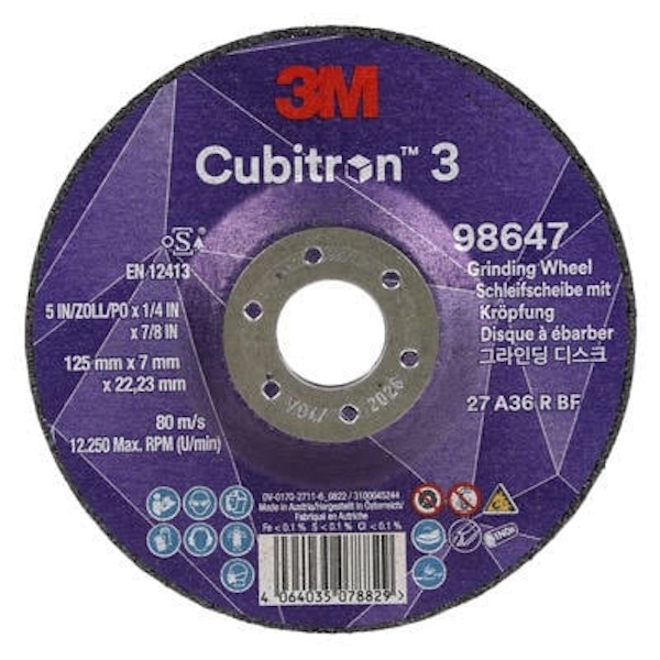 Cubitron 3 125x7-es tisztítókorong