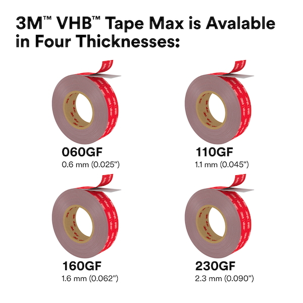 3M VHB Max-kétoldalas ragasztószalag, 110GF